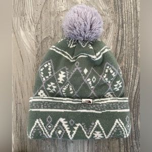 North Face Pom Hat Beanie One Size